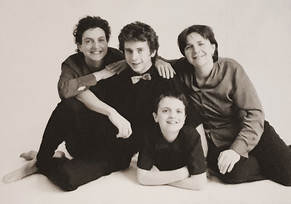 Clem, Deirdre, And Their Boys, 1990s.