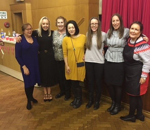 Seona With The Organising Committee Of A Chanukah Event At Manchester Reform Synagogue, 2018.