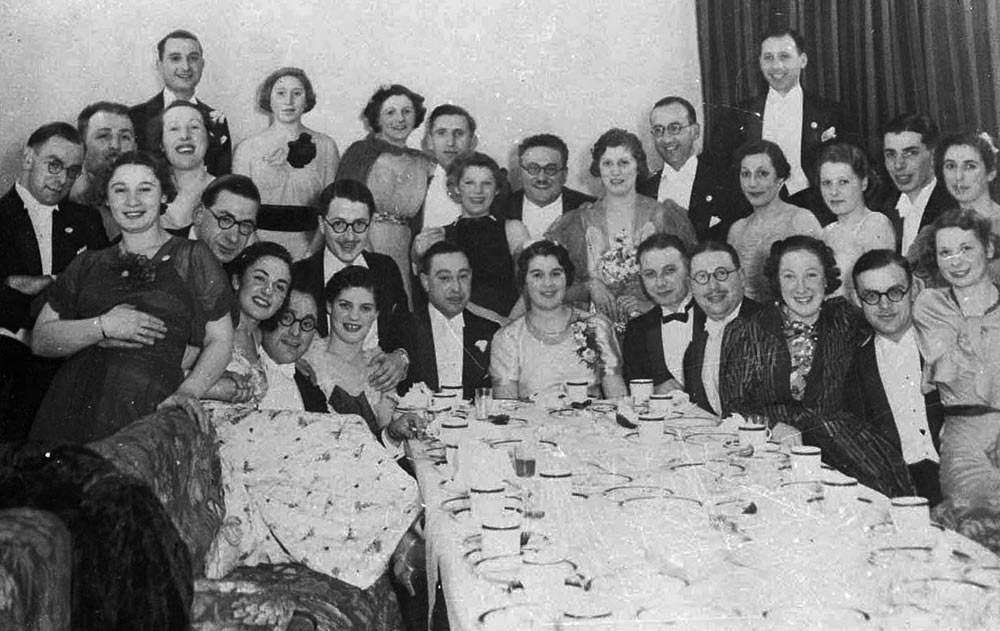 Sidney At A Manchester Union Of Jewish Literary Societies Event, C.1937. Sidney Became A Member Of This Group In 1935. The Society Became A Forum For Discussions With Like-minded People About The Future Of Manchester’s Jewish Communities And Produced Many Leading Community Figures From Its Ranks.