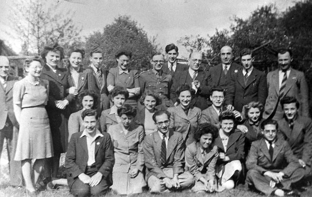 Sidney At The Federation Of Zionist Youth Congress In Blackpool, 1944. Sidney Had Been A Member Of A Zionist Organisation Since He Was 13 When He Joined The Manchester Junior Zionist Society.