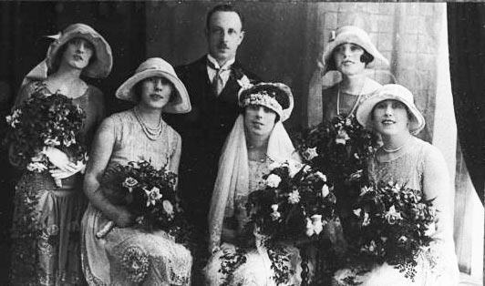 Tilly’s Wedding To Nathan Caplan, 1926.