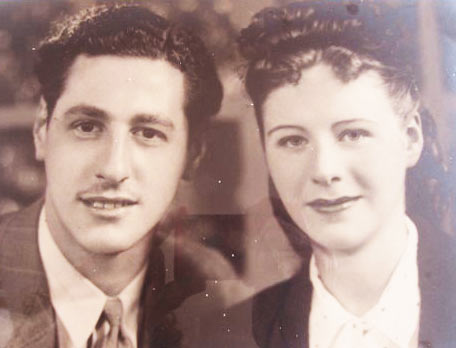 Leslie With His Wife, Mary, C.1939.