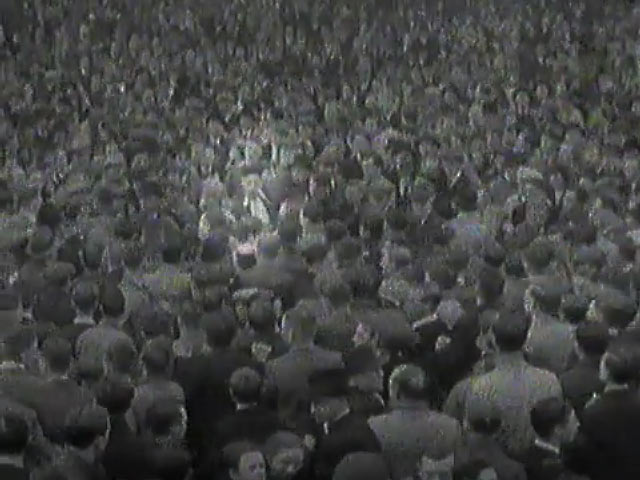 Leslie Starr Highlighted In A Still From A Film Of A British Union Of Fascists March In July 1936. Leslie Was There To Protest Against The Event.